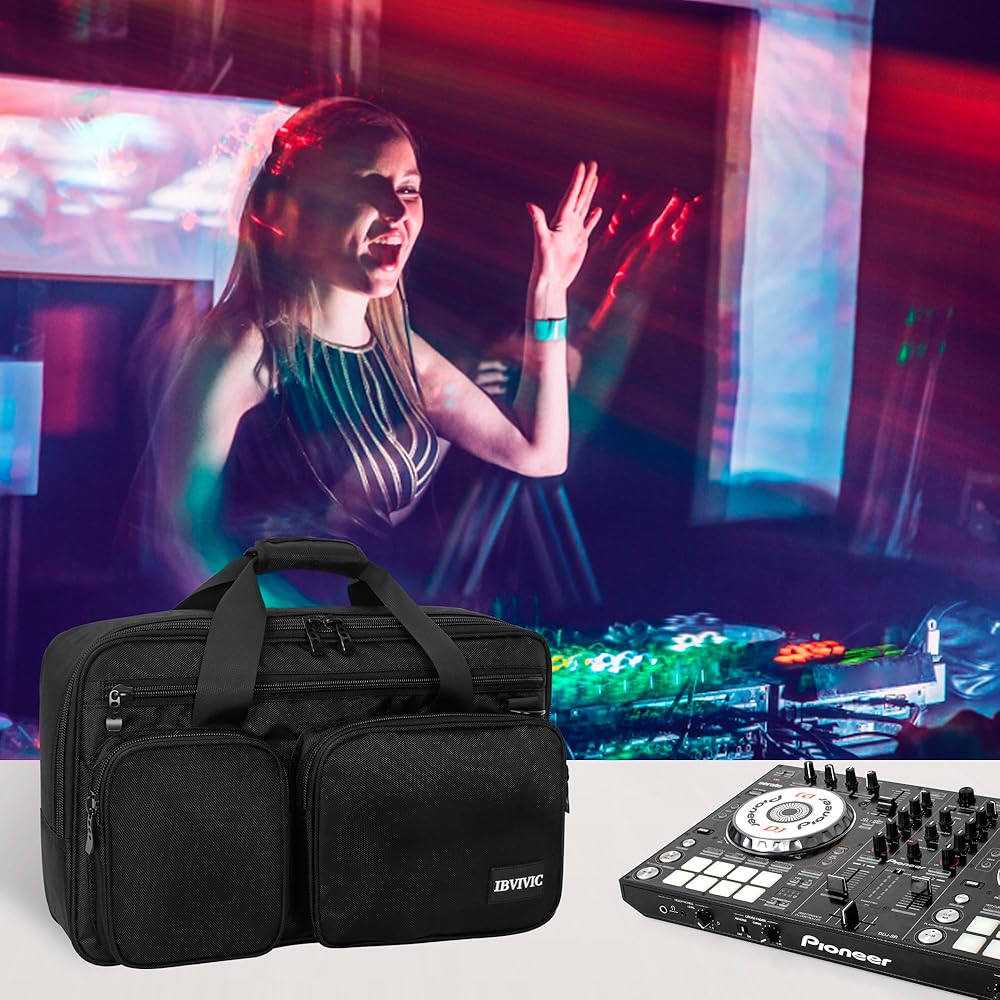 Pioneer DDJ-FLX4 ＆IBVIVICコントローラー収納バッグ ポータブルディスクプレーヤー,旅行用保護バッグ,パイオニアdj